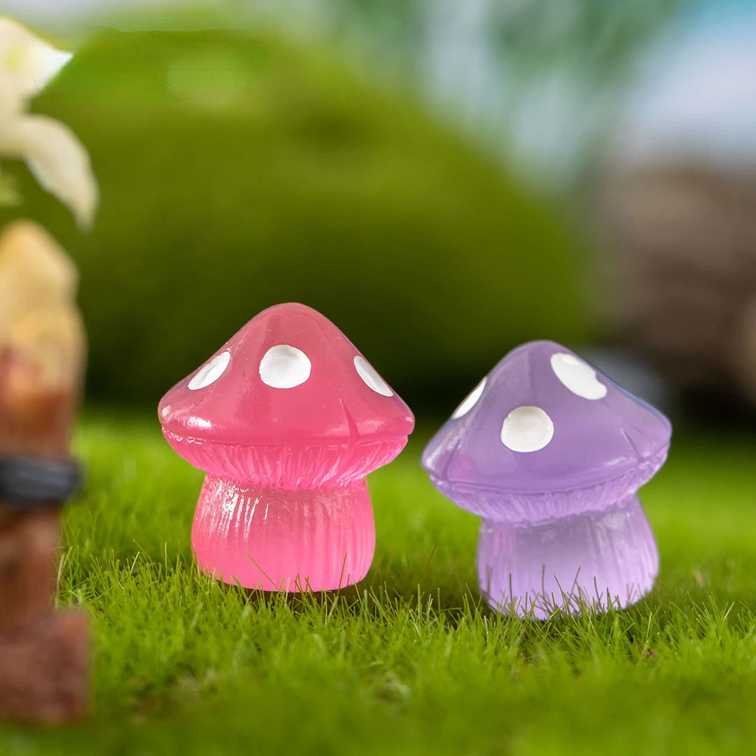Tiny Glow in The Dark Mushrooms