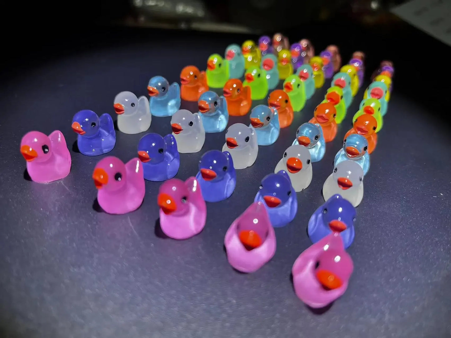 Tiny Glow in The Dark Ducks